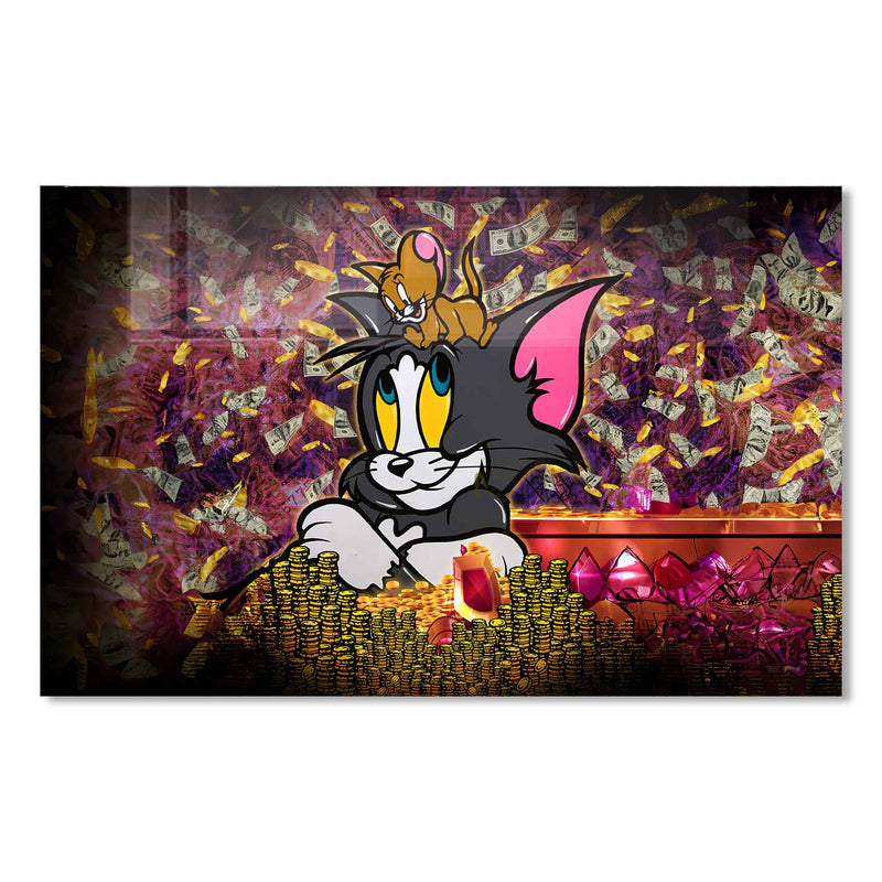 Tom ve Jerry Cam Tablo