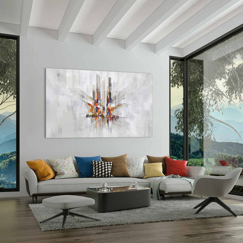 Cadde Çizimi Cam Tablo – Cam Tablo