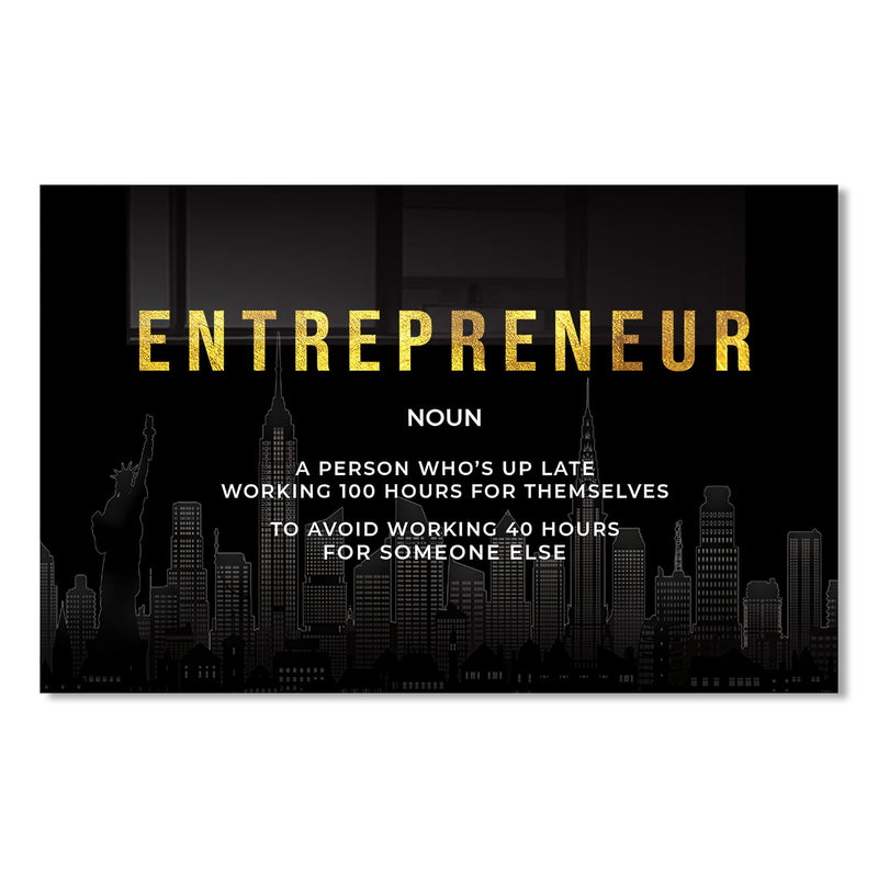 Entrepreneur Cam Tablo – Cam Tablo