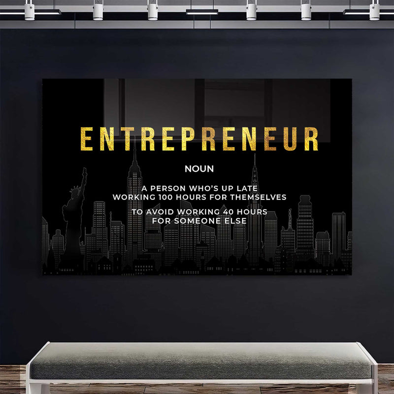 Entrepreneur Cam Tablo – Cam Tablo