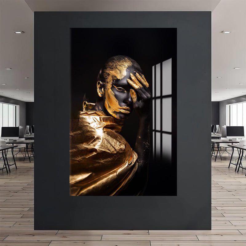 Black&Gold Cam Tablo – Cam Tablo