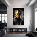 Golden Soul Cam Tablo – Siyah Çerçeveli Cam Tablo