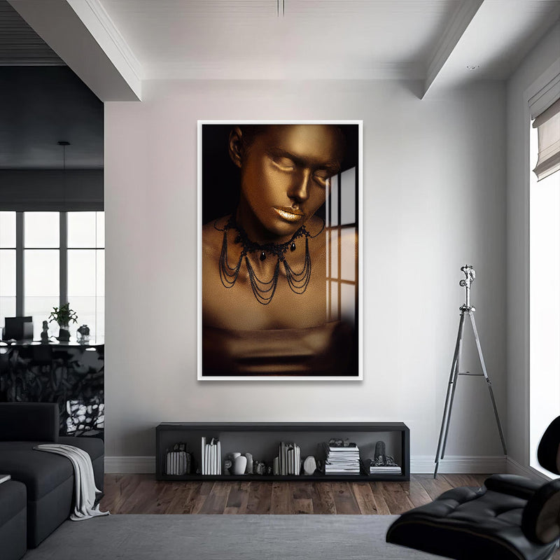 Essence Unknown Cam Tablo – Beyaz Çerçeveli Cam Tablo