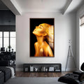 Timeless Beauty Cam Tablo – Ceviz Çerçeveli Cam Tablo