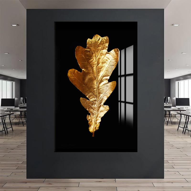 Shadowed Leaf Cam Tablo – Cam Tablo