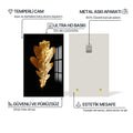 Shadowed Leaf Cam Tablo – Cam Tablo