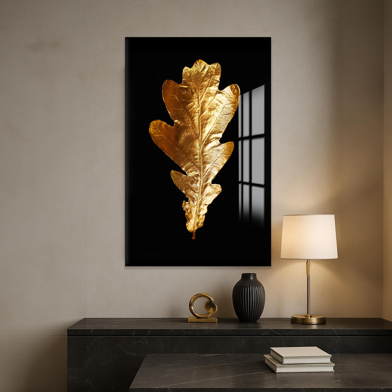 Shadowed Leaf Cam Tablo – Cam Tablo
