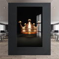 Crown in Gold Cam Tablo – Cam Tablo