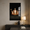 Crown in Gold Cam Tablo – Cam Tablo