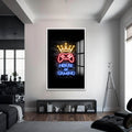 House Of Gaming Cam Tablo – Beyaz Çerçeveli Cam Tablo