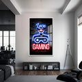 Love Gaming Cam Tablo – Beyaz Çerçeveli Cam Tablo