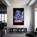 Love Gaming Cam Tablo – Ceviz Çerçeveli Cam Tablo