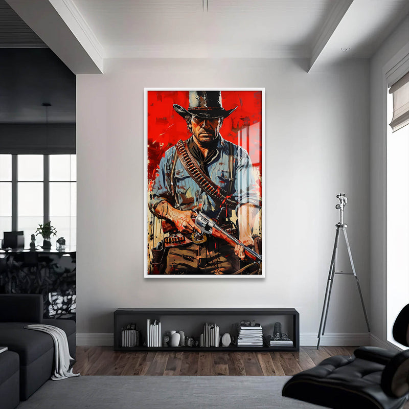 Arthur Cam Tablo – Beyaz Çerçeveli Cam Tablo