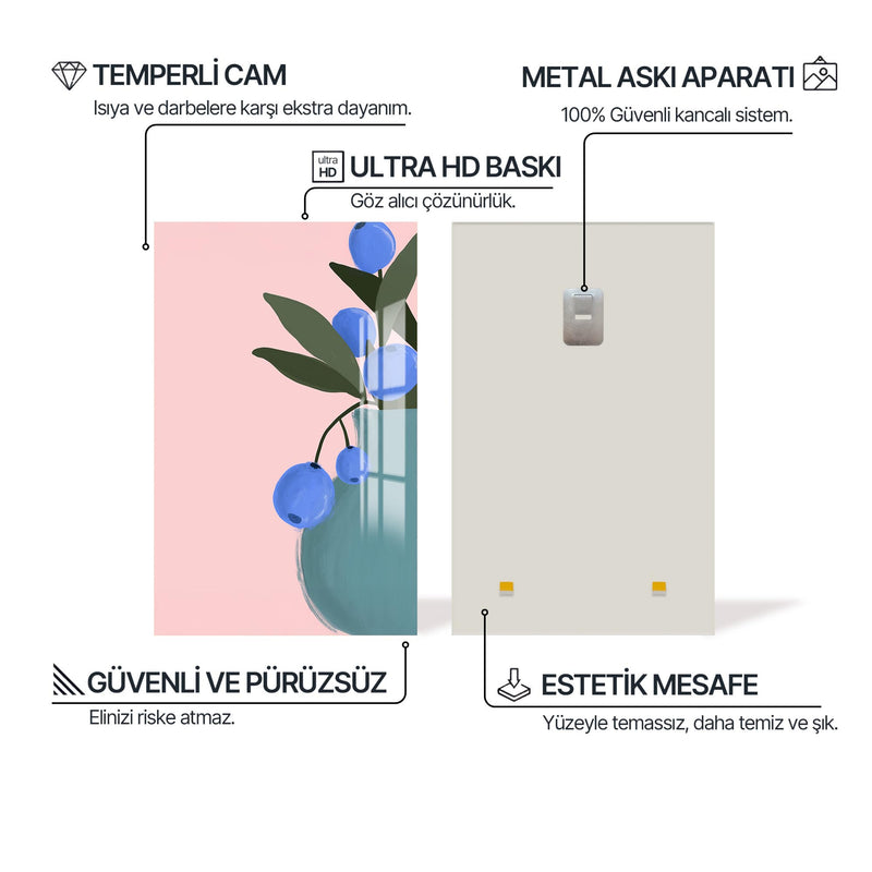 Yaban Mersini Cam Tablo – Cam Tablo