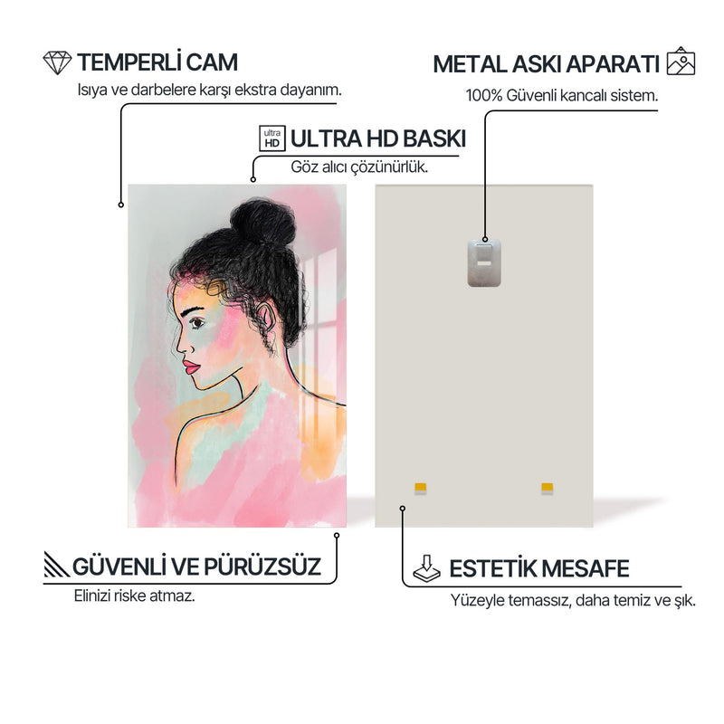 Kadın Hali Cam Tablo – Cam Tablo