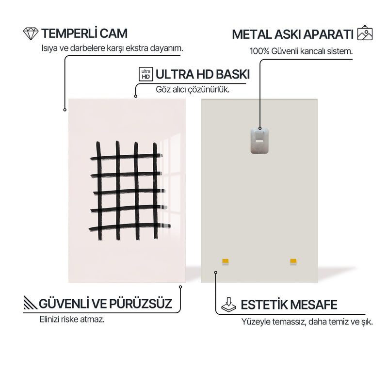 Çizgi Akışı Cam Tablo – Cam Tablo