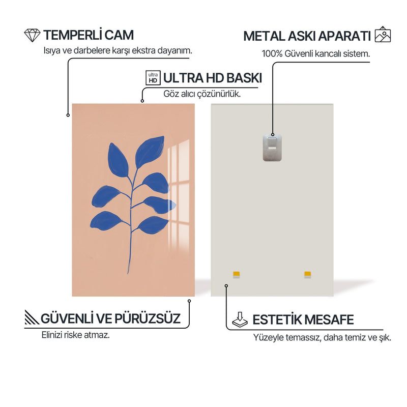 Tek Çiçek Cam Tablo – Cam Tablo