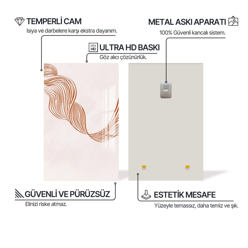 Soyut Ruh Cam Tablo – Cam Tablo