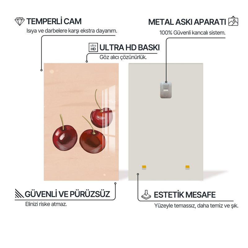 Kirazlar Cam Tablo – Cam Tablo