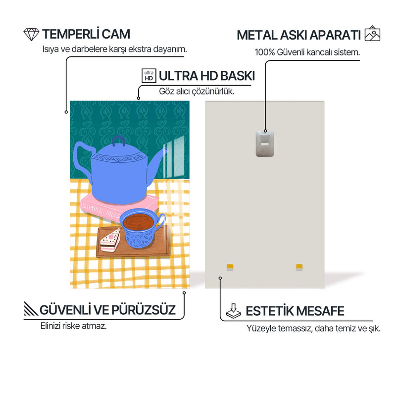 Tea Pot Cam Tablo – Cam Tablo