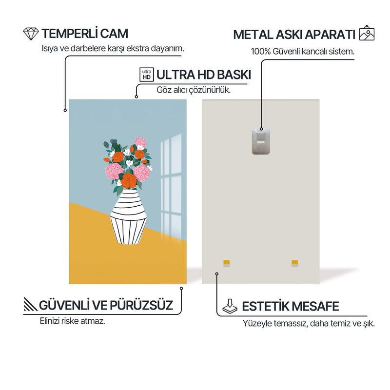Vazo Bahçesi Cam Tablo – Cam Tablo