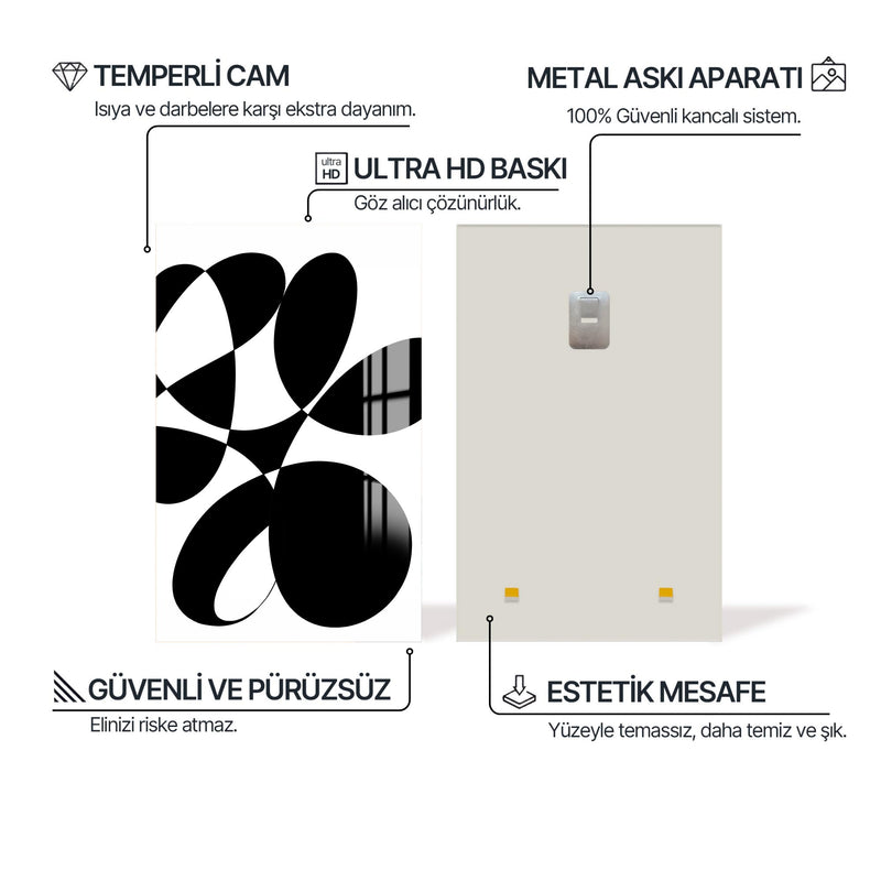 Modern Çiçek Cam Tablo – Cam Tablo