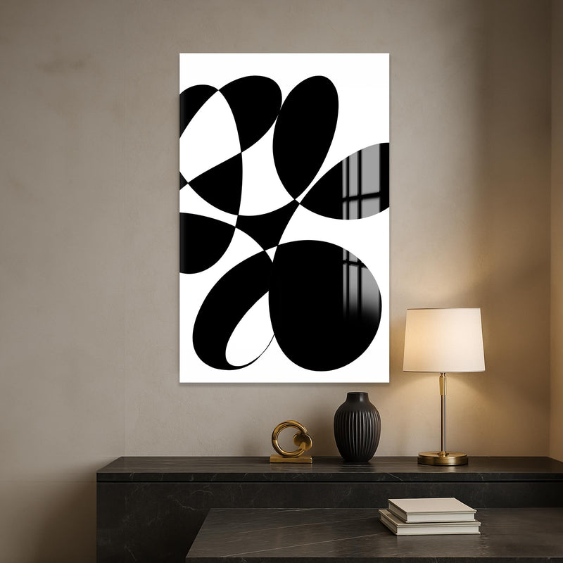 Modern Çiçek Cam Tablo – Cam Tablo
