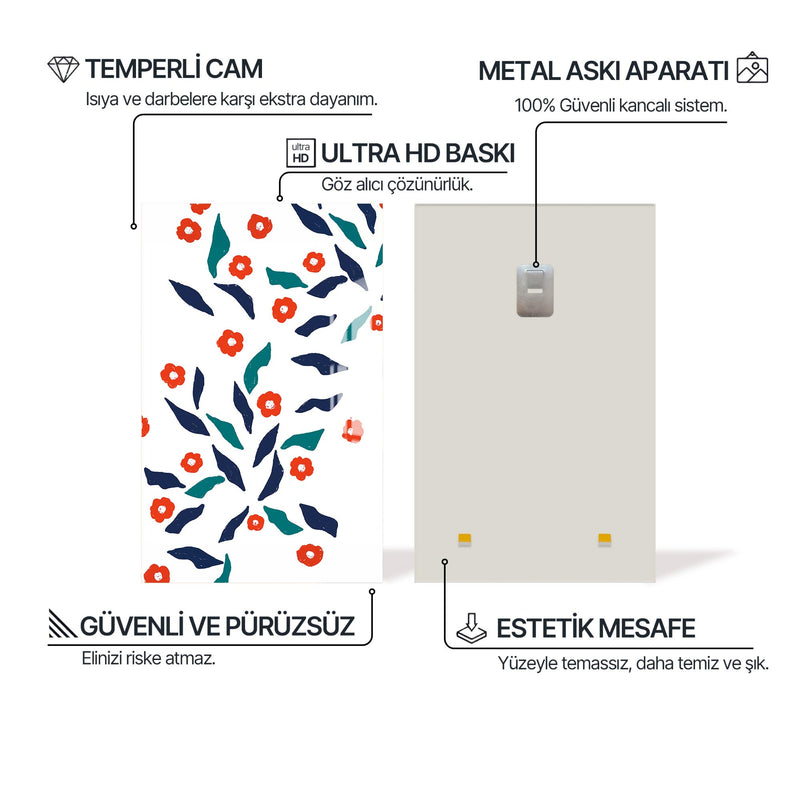Tatlı Çiçekler Cam Tablo – Cam Tablo