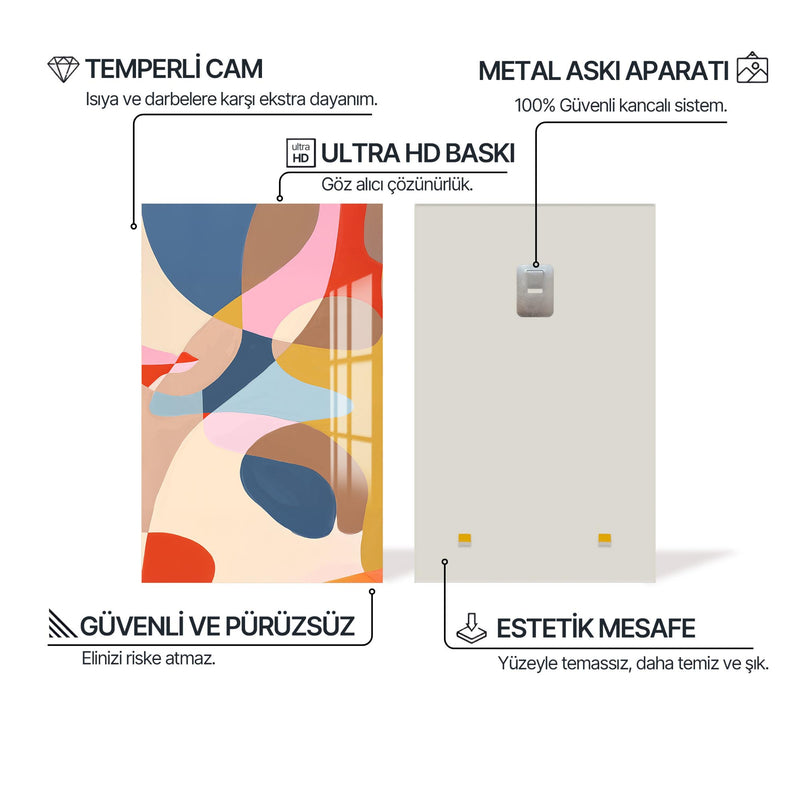 Vurgulu Hat Cam Tablo – Cam Tablo
