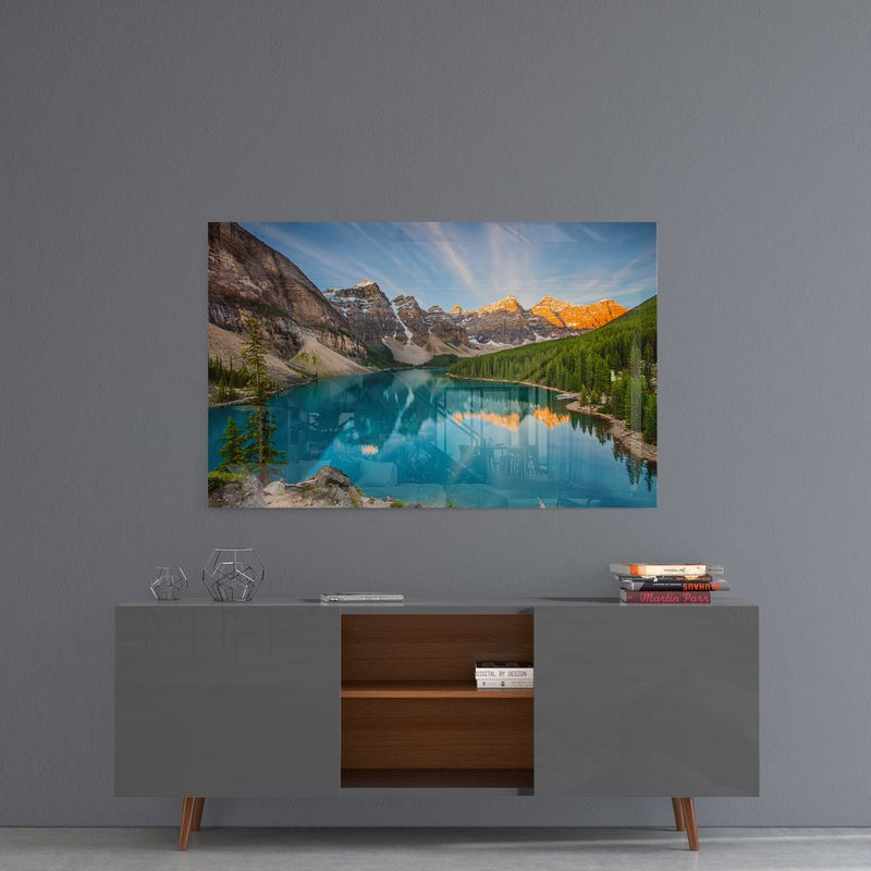 Moraine Gölü Cam Tablo – Cam Tablo