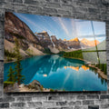 Moraine Gölü Cam Tablo – Cam Tablo