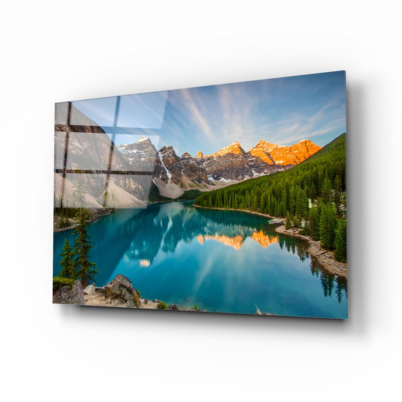 Moraine Gölü Cam Tablo – Cam Tablo