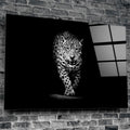 Siyah & Beyaz Leopar Cam Tablo – Cam Tablo