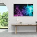 Soyut Duman Cam Tablo