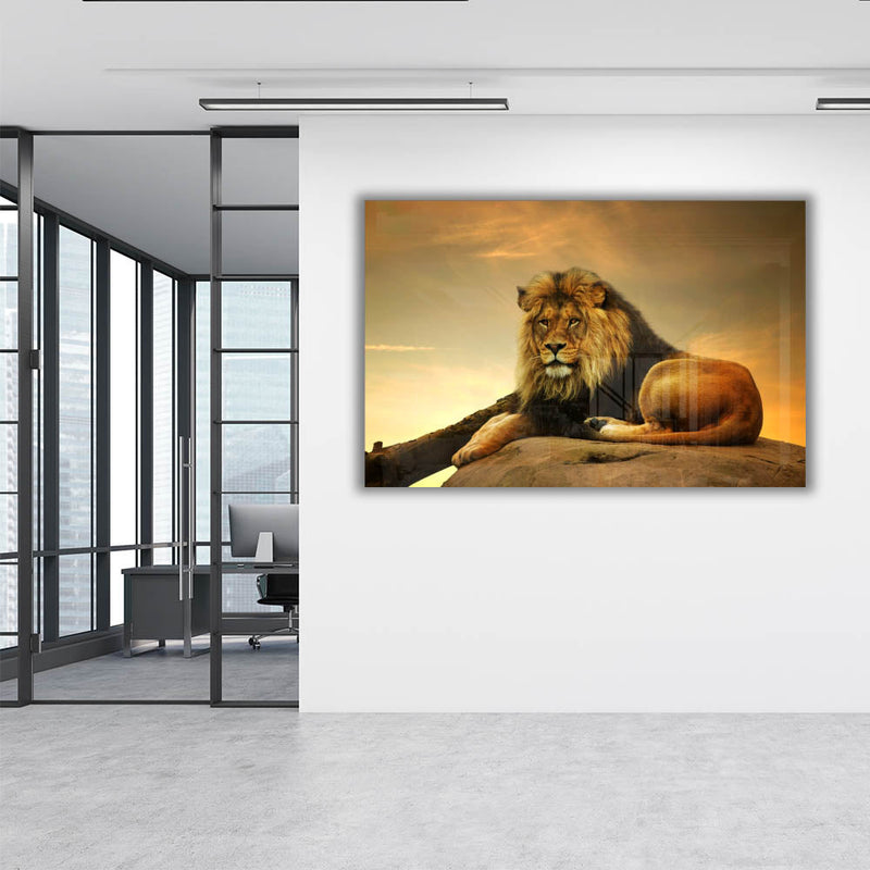 Aslan Kral Cam Tablo – Cam Tablo