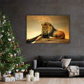 Aslan Kral Cam Tablo – Cam Tablo