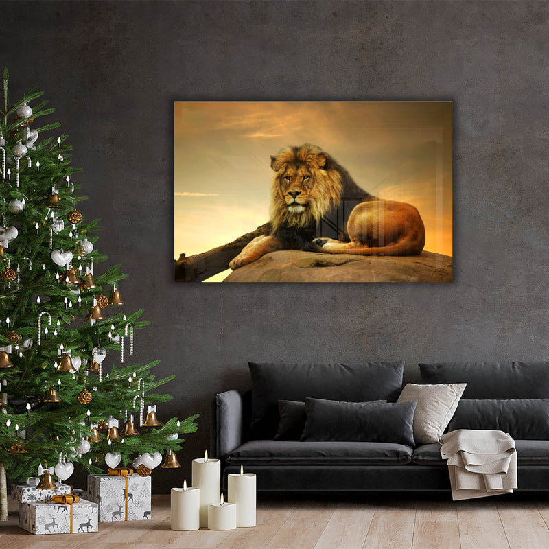 Aslan Kral Cam Tablo – Cam Tablo
