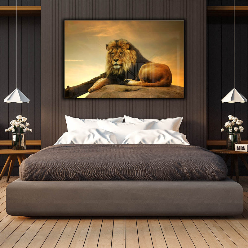 Aslan Kral Cam Tablo – Cam Tablo