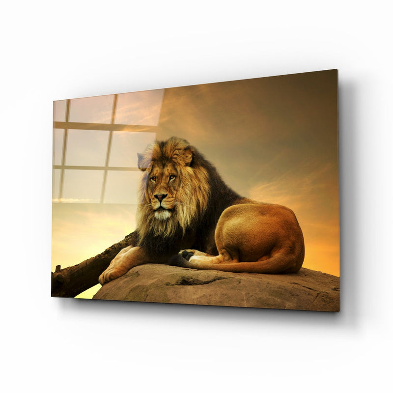Aslan Kral Cam Tablo – Cam Tablo