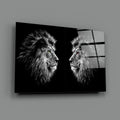 Çift Aslan Cam Tablo – Cam Tablo