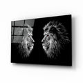Çift Aslan Cam Tablo – Cam Tablo