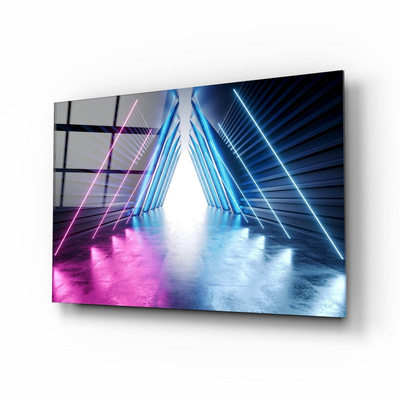 Neon Işıklar Cam Tablo – Cam Tablo