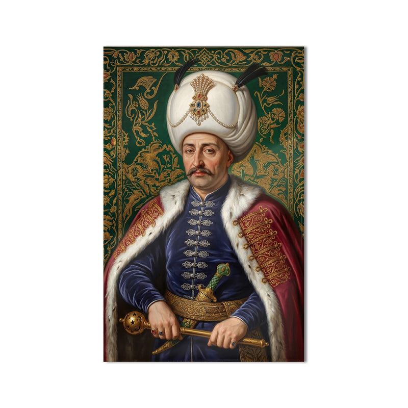 Yavuz Sultan Selim Han Cam Tablo – Cam Tablo