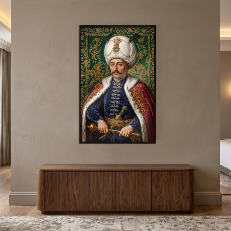 Yavuz Sultan Selim Han Cam Tablo – Cam Tablo