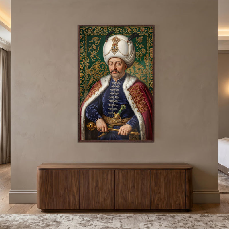 Yavuz Sultan Selim Han Cam Tablo – Cam Tablo