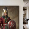 Osmanlı Savasçı Kılıç Cam Tablo – Cam Tablo
