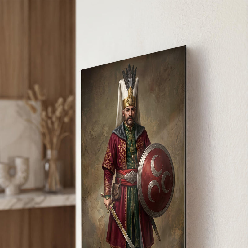 Osmanlı Savasçı Kılıç Cam Tablo – Cam Tablo