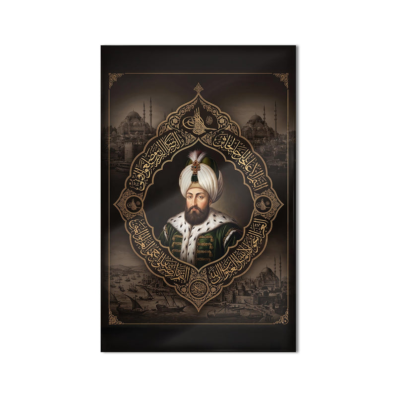 Kanuni Sultan Süleyman Han Cam Tablo – Cam Tablo