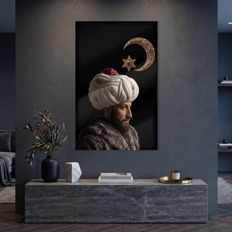 Osmanlı Sultan Hilal Cam Tablo – Cam Tablo