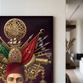 Sultan Abdülhamid Han Cam Tablo – Cam Tablo